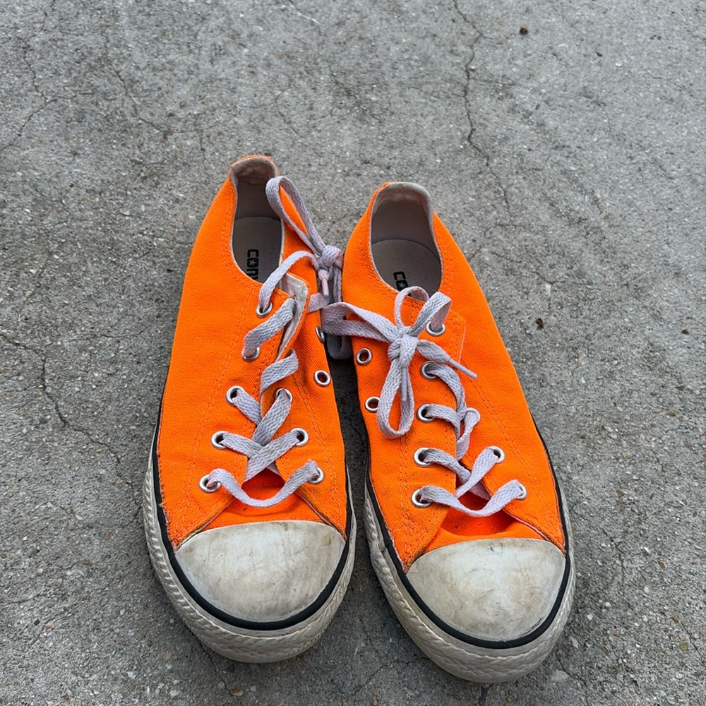 Orange Converse